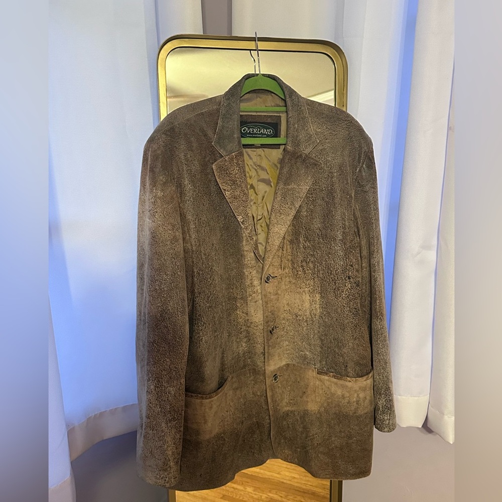 VINTAGE / RARE Overland SHEPLEY Distressed Jacket, Size 42, Diego Color